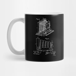 Folding Camera Vintage Patent Drawing Mug